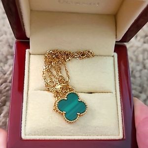 Clover necklace.